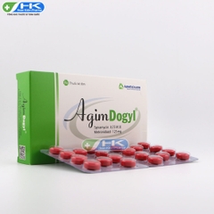 AgimDogyl - Hộp 4 vỉ x 10 viên nén - Agimexpharm(Spiramycin 0.75 M.IU; Metronidazol 125mg)