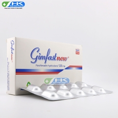 Gimfast New - Hộp 2 vỉ x 10 viên - Agimexpharm (Fexofenadin hydrochlorid 120mg)