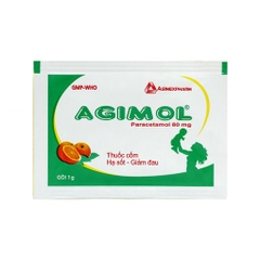 Agimol 80 - Hộp 30 gói - Agimexpharm (Paracetamol 150mg)