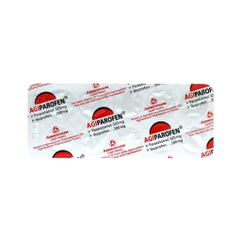 Agiparofen - Hộp 5 vỉ x 10 viên  - Agimexpharm (Acetaminophen 325mg; Ibuprofen 200mg)