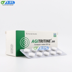 Agitritine 200 - Hộp 5 vỉ x 10 viên - Agimexpharm (Trimebutin maleat 200 mg)