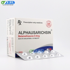 Alphausarichsin - Hộp 20 vỉ x 10 viên - USR PP.Pharco (Betamethason 0,5 mg)