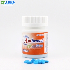 Ambroxol - Chai 200 viên nén - NIC Pharma (Ambroxol HCl 30mg)