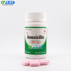 Amoxicillin 250mg - Chai 100 viên ngậm - Domesco(Amoxicillin 250)