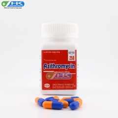 Azithromycin 250 - Chai 50 viên nang cứng - Armephaco(Azithromycin 250mg)