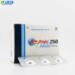 Azitnic250 - Hộp 10 vỉ x 3 viên - NIC Pharma (Azithromycin 250mg)