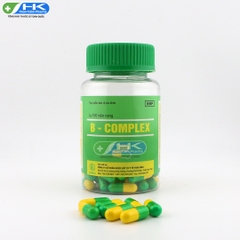 B-Complex - Chai 100 viên nang - ThabiPhar (Vitamin B1 2mg; Vitamin B6 2mg; Vitamin B2 1mg)