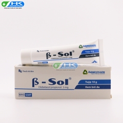 B-sol - Hộp 1 tuýp x 10g - Agimexpharm (Clobetasol propionate 5mg)