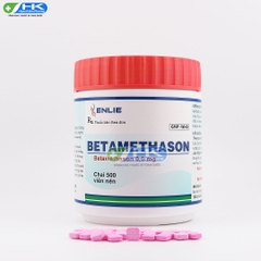 Betamethason Hồng - Chai 500 viên nén - ENLIE (Betamethasone: 0.5mg)