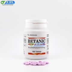 Betanic - Chai 500 viên nén tím - NIC Pharma(Betamethasone 0,5mg)