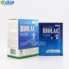 Biolac-plus - Hộp 10 gói x 1g - Nam Việt (Lactobacillus Acidophilus; Lactobacilus Sporogenes; Lactobacillus kefir; L-Lysine hydroclorid )
