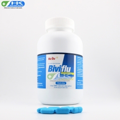 Biviflu - Chai 500 viên nén - BVPharma (Paracetamol 650mg; Loratadine 5mg; Dextromethorphan HBr 15mg)