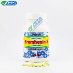 Bromhexine 8 - Chai 500 viên nén - VacoPharm(Bromhexine hydrochlorid 8mg)