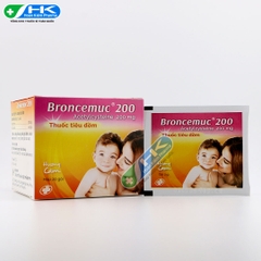 Broncemuc 200 - Hộp 20 gói x 2g - OPV(Acetylcysteine 200mg)