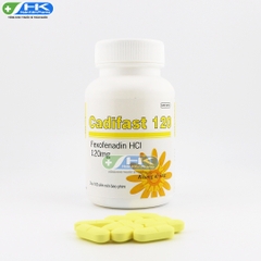 Cadifast 120 - Chai 100 viên nén - USP (Fexofenadin HCl 120mg)