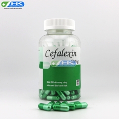 Cefalexin 500mg - Chai 200 viên nang - TiPharco (Cefalexin 500mg)