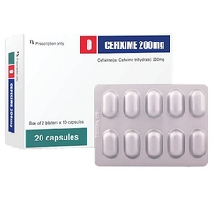 Cefixim 200 - Hộp 2 vỉ x 10 viên - TV.Pharm (Cefixim 200mg)