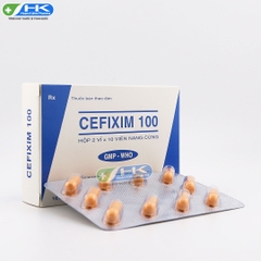 Cefixim 100 - Hộp 2 vỉ x 10 viên nang cứng - TiPharco (Cefixim 100 mg)