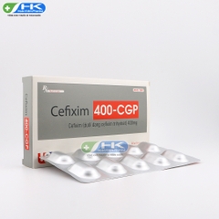 Cefixim 400 CGP - Hộp 1 vỉ x 10 viên - USP(Cefixim 400mg)