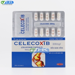 Celecoxib 200mg - Hộp 2 vỉ x 10 viên nang cứng - DonaiPharm(Celecoxib 200mg)