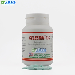 Celezmin-Nic - Chai 500 viên nang cứng - NIC Pharma(Dexclorpheniramin maleat 2mg; Betamethason 0,25 mg)