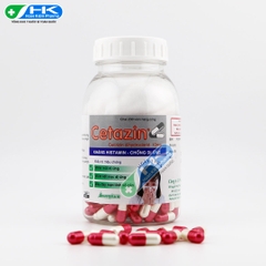 Cetazin - Chai 200 viên nang - Vacopharm (Cetirizin 10mg)