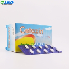 Cetazin - Hộp 10 vỉ x 10 viên nén - VacoPharm (Ceterizin 2HCl 10mg)