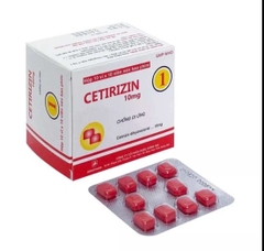 Cetirizin 10mg - Hộp 10 vỉ x 10 viên nén - DonaiPharm (Cetirizin 10mg)