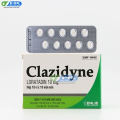 Clazidyne - Hộp 10 vỉ x 10 viên nén - ENLIE (Loratadin 10 mg)