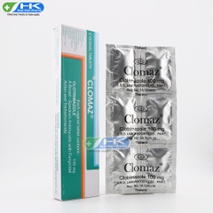Clomaz - Hộp 1 vỉ x 6 viên đặt - L.B.S Laboratory(clotrimazole 100mg)