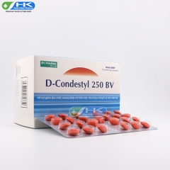 D-condestyl 250 - Hộp 10 vỉ x 25 viên - BVPharma (Mephenesin 250mg)