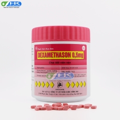 Dexamethason 0.5mg - Chai 500 viên nén - DonaiPharm (Dexamethason 0,5 mg)