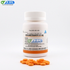 Dexamethason - Chai 500 viên nén - Meyer Pharma (Dexamethason 0,5 mg)