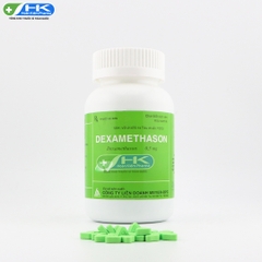 Dexamethason - Chai 500 viên nén màu xanh lá - Meyer Pharma(Dexamethason 0,5 mg)