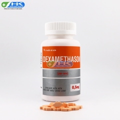 Dexamethason 0.5mg - Chai 500 viên nén - TiPharco (Dexamethason 0,5 mg)