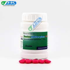 Dextromethorphan 10 - Chai 100 viên nén - VacoPharm(Dextromethorphan HBr 10mg)