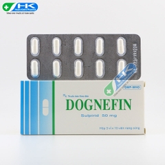 Dognefin 50mg - Hộp 3 vỉ x 10 viên nang cứng -DonaiPharm(Sulpirid 50mg)