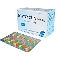Doxycyclin - Hộp 10 vỉ x 10 viên nang cứng - DonaiPharm (Doxycycline 100mg)