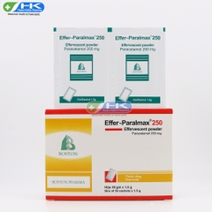 Effer Paralmax 250 - Hộp 30 gói x 1.5g - Boston Pharma(Paracetamol 250mg)