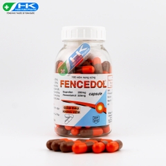 Fencedol - Chai 100 viên nang cứng - VacoPharm(Ibuprofen 200mg; Paracetamol 325mg)