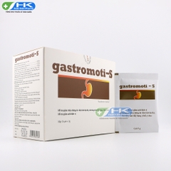 Gastromoti-S - Hộp 24 gói x 3g - BIBITA(Bột ô tặc cốt: 360mg; Bột nghệ đen: 270mg; Magiesium: 250 mg)