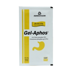Gel-Aphos - Hộp 20 gói x 20g - Agimexpharm (Gel Nhôm phosphat 20% 12,38g)