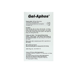 Gel-Aphos - Hộp 20 gói x 20g - Agimexpharm (Gel Nhôm phosphat 20% 12,38g)