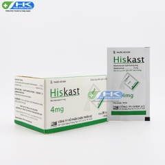 Hiskast 4mg - Hộp 28 gói x 0,5g - Dược Phẩm 3/2 (Montelukast 4mg)