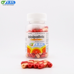 Idolpalivic - Chai 100 viên nang cứng - Thành Nam Pharma(Paracetamol 325 mg; Ibuprofen 200 mg)