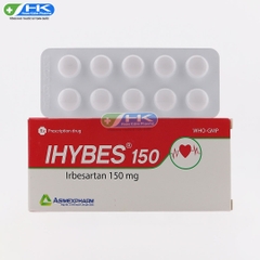 Ihybes 150 - Hộp 3 vỉ x 10 viên nén - Agimexpharm(Irbesartan 150mg)