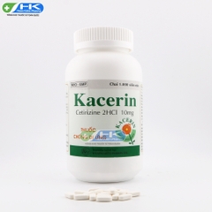 Kacerin - Chai 1000 viên nén - KhaPharco Pharm (Cetirizine 10 mg)