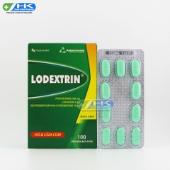 Lodextrin - Hộp 10 vỉ x 10 viên nén - Agimexpharm(Paracetamol 500mg; Loratadin 5mg; Dextromethorphan 15mg)