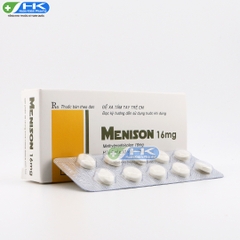 Menison 16mg - Hộp 3 vỉ x 10 viên nén - PymePharco(Methylprednisolone 16mg)