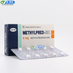 Methylpred nic 4 - Hộp 3 vỉ x 10 viên nén - NIC Pharma (Methylprednisolone 4mg)
